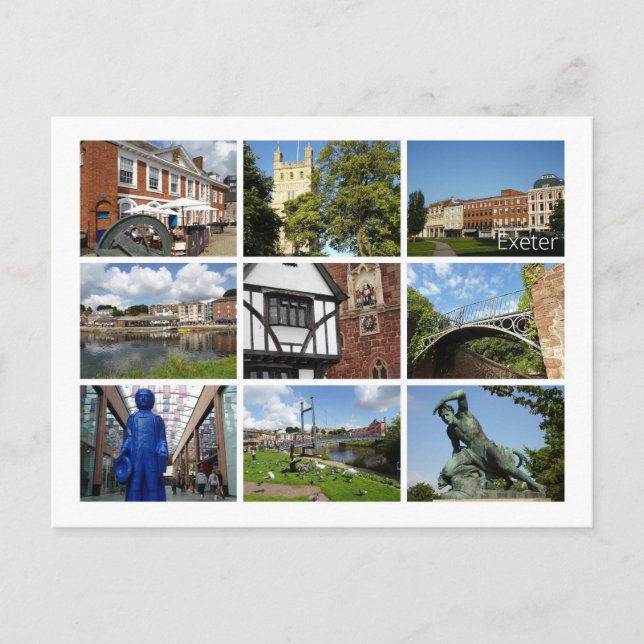 Cartão Postal Exeter (Frente)