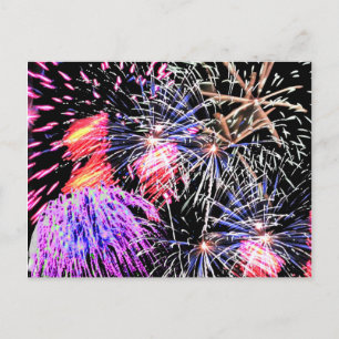 Cartão Postal Exibição de Fogos de Artifício, ZSSG