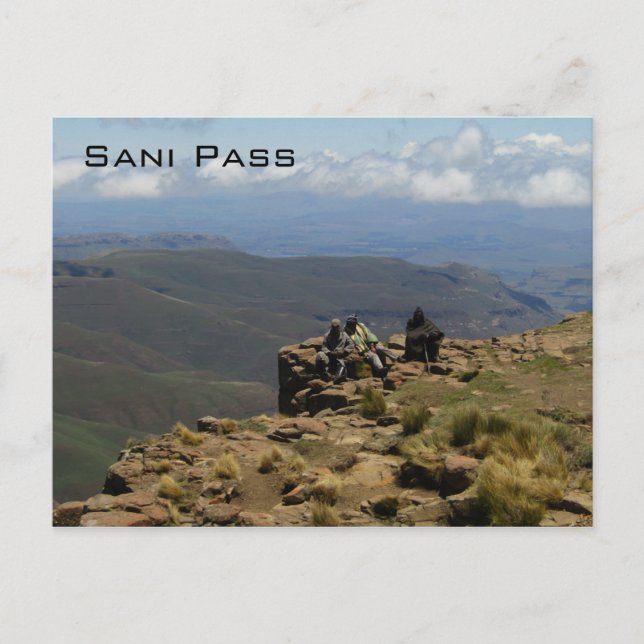 Cartão Postal exibição de passagem sani (Frente)