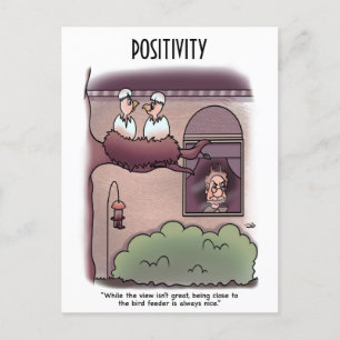 Cartão Postal Exibição de Pássaros