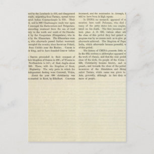 Cartão Postal Exibindo o Império de Charlemagne 814 AD 2