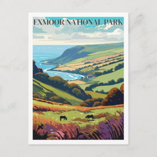 Cartão Postal Exmoor National Park, Inglaterra