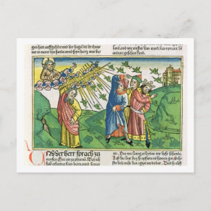 Cartão Postal Êxodo 10:1-20 As sete pragas do Egito: plano