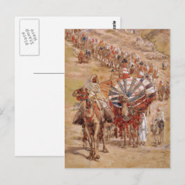 Cartão Postal Êxodo do Egito. Passagem de arte fina