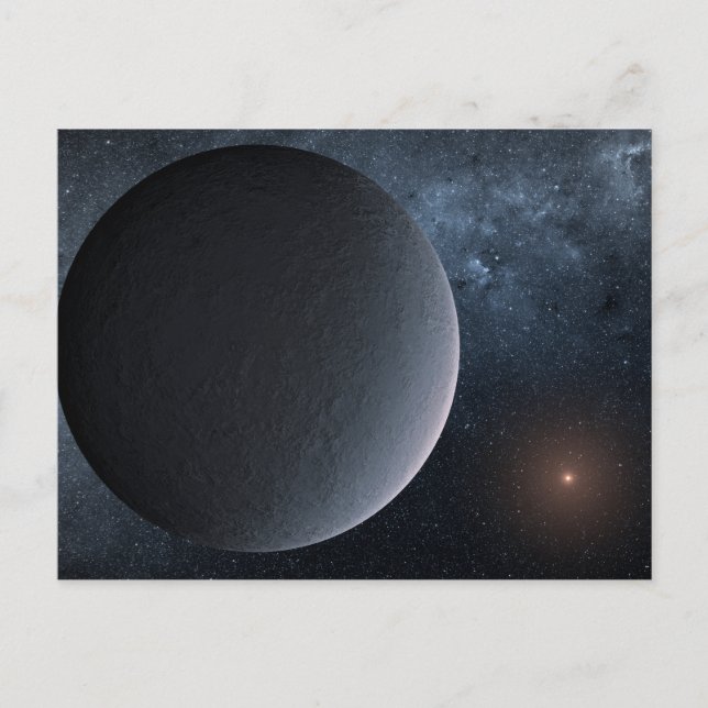 Cartão Postal Exoplanetário Selvagem-2016-Blg-1195lb Orbita Uma  (Frente)