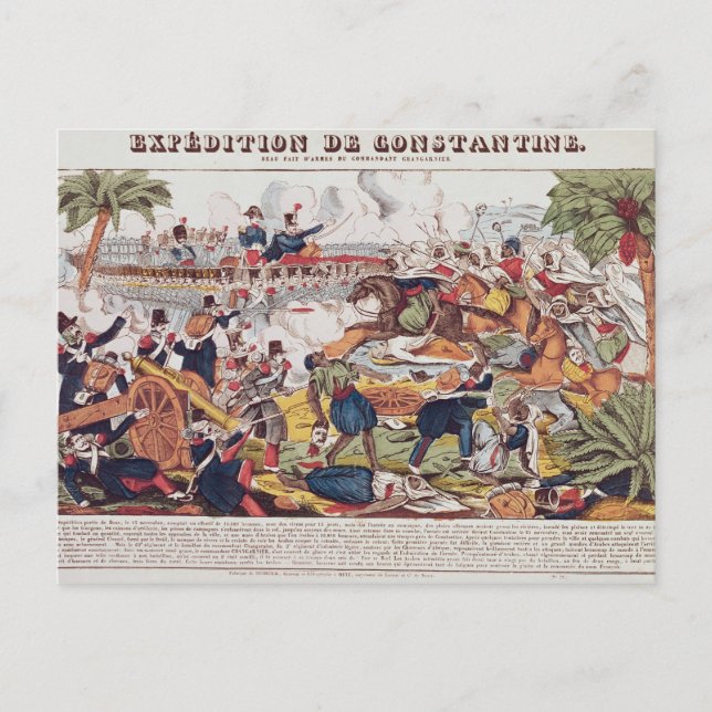 Cartão Postal Expedição em Constantine (Frente)