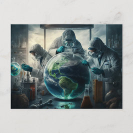 Cartão Postal Experimento Mundial Dystopian - Concept Art - Fant