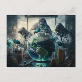 Cartão Postal Experimento Mundial Dystopian - Concept Art - Fant