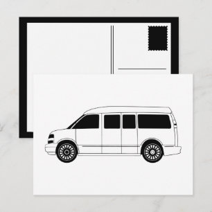 Cartão Postal explorador campervan