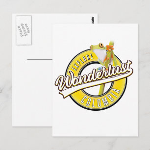 Cartão Postal explorar Colômbia desejo de viajar