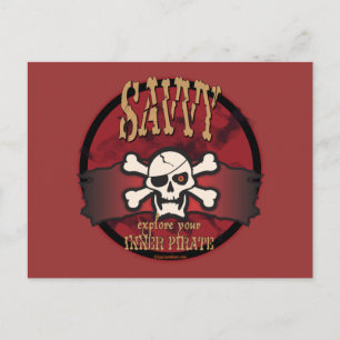 Cartão Postal Explore Seu Pirata Interior