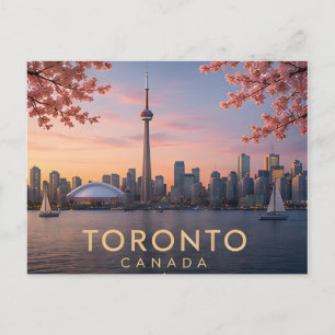 Cartão Postal Explore Toronto Canadá Beira-Mar Viagem 🌴