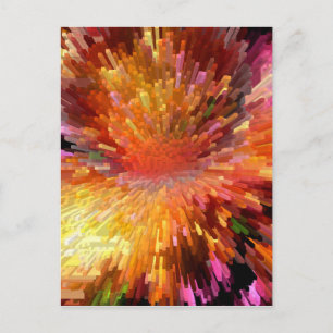 Cartão Postal Explosão de Cubo Solar