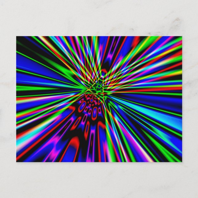 Cartão Postal Explosão de Neon (Frente)