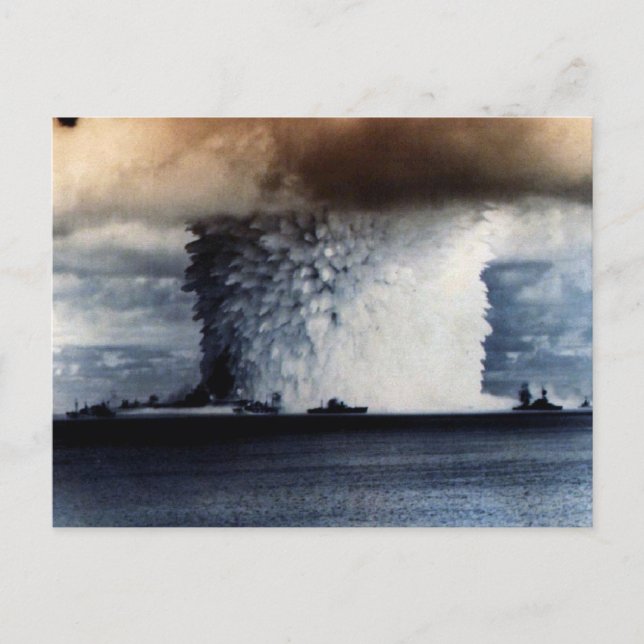CARTÃO POSTAL EXPLOSÃO NUCLEAR (Frente)