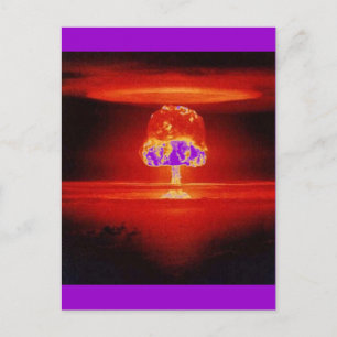 Cartão Postal explosão nuclear