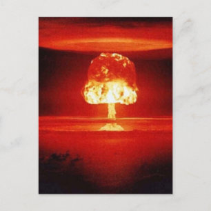 Cartão Postal explosão nuclear