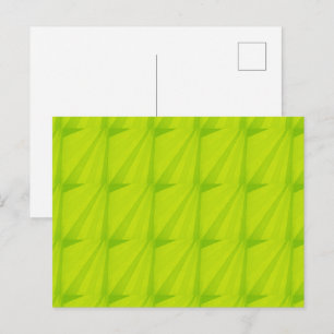 Cartão Postal Explosão verde sombreada