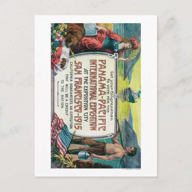 Cartão Postal Expo Internacional do Pacífico Panamá (Frente)