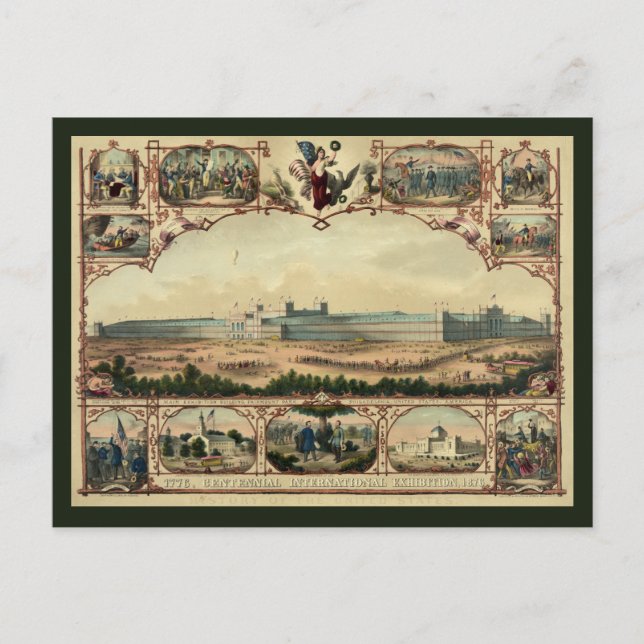 Cartão Postal Exposição Centenária (Frente)