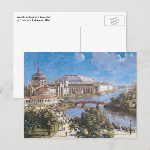 Cartão Postal Exposição colombiana de Theodore Robinson
