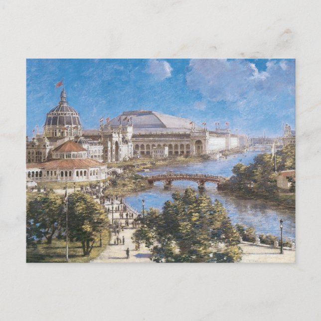 Cartão Postal Exposição colombiana de Theodore Robinson (Frente)