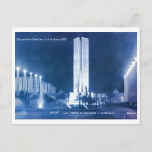 Cartão Postal Exposição Coloniale Paris, 1931 Vintage