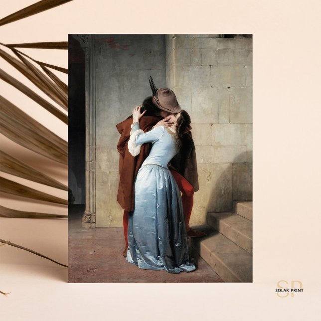 Cartão Postal Exposição de Arte Francesco Hayez Kiss Il Bacio (Criador carregado)