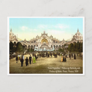 Cartão Postal Exposição Vintage Paris de 1900
