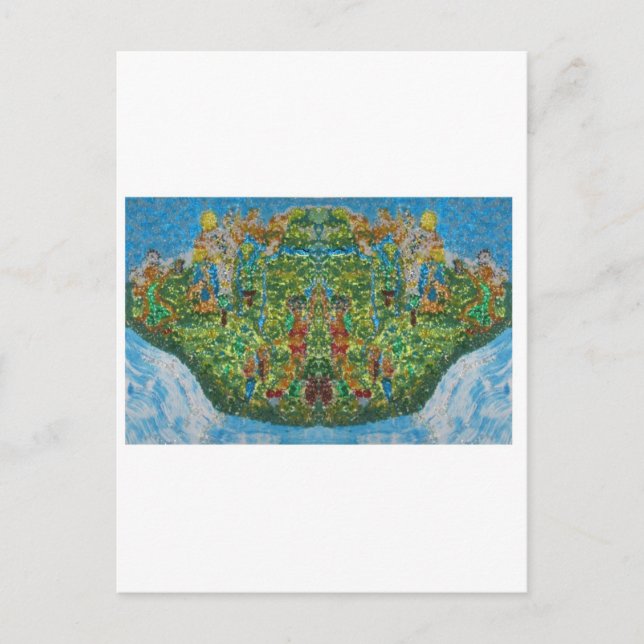 Cartão Postal Expressão abstrato: "ESTEPONA DANCING" (Frente)