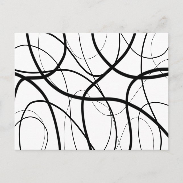 Cartão Postal Expressão em Preto e Branco (Frente)