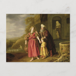 Cartão Postal Expulsão de Hagar e Ishmael, c.1644