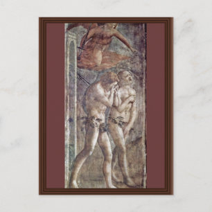 Cartão Postal Expulsão Do Paraíso Por Masaccio (Melhor Qualidade