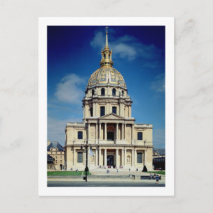 Cartão Postal Exterior da igreja, iniciado em 1676 (foto)