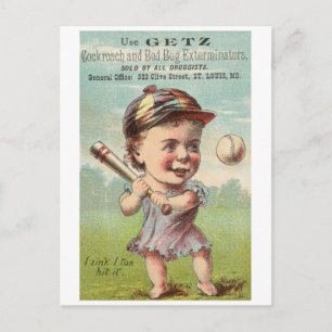 Cartão Postal Exterminadores de barata e inseto de cama Getz