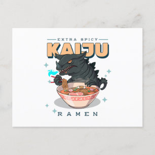 Cartão Postal Extra Spicy - Kaiju Ramen - Ventiladores Ramen