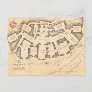 Cartão Postal Extremidade do saco