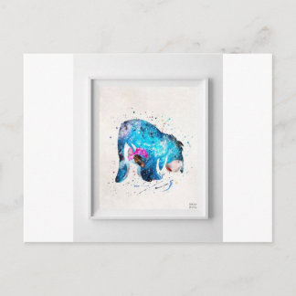 Cartão Postal Eyeore