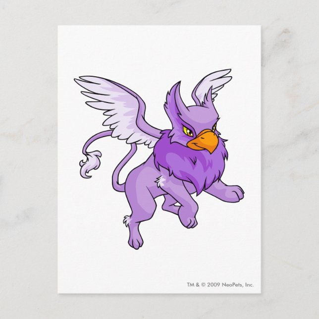Cartão Postal Eyrie Purple (Frente)