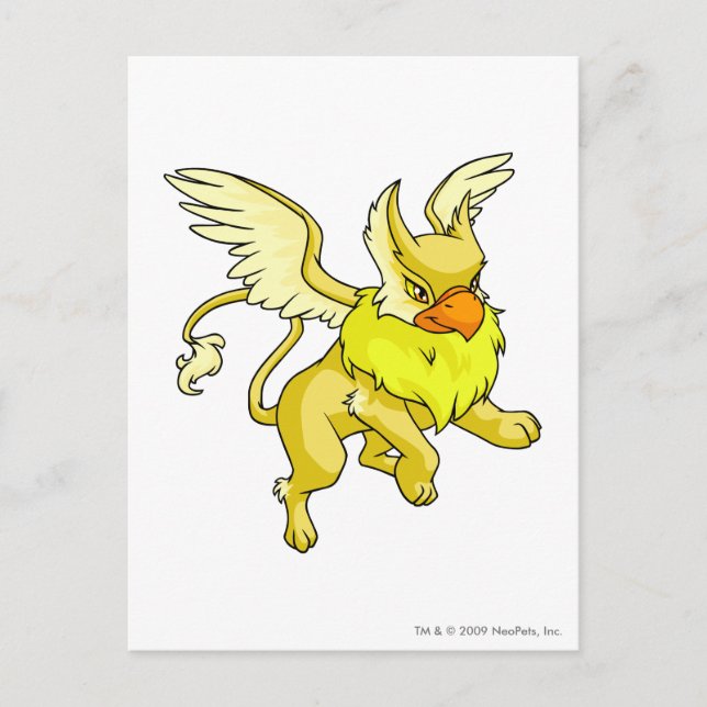 Cartão Postal Eyrie Yellow (Frente)