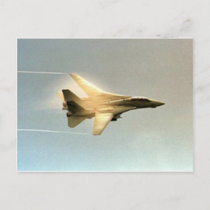 CARTÃO POSTAL F-14 TOMCAT WITH VAPOR