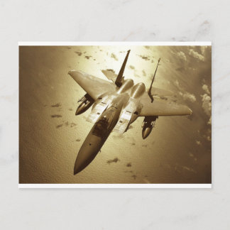 Cartão Postal F-15 Eagle Jet Fighter