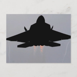 CARTÃO POSTAL F-22 FIGURA DE ROUBO