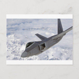 Cartão Postal F-22 Raptor-Elmendorf AB