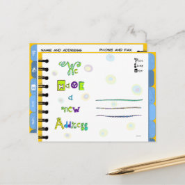 Cartão-postal F-J do Livro de Endereços de Anúncio