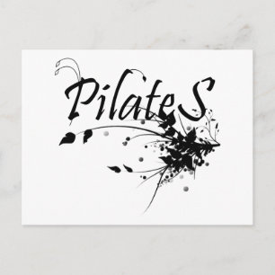 Cartão Postal Fã do Método Pilates! Arte Pilates