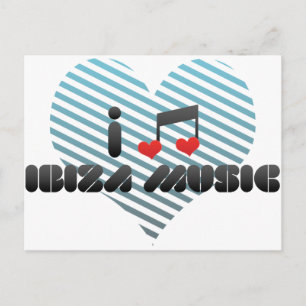 Cartão Postal Fã Ibiza Music