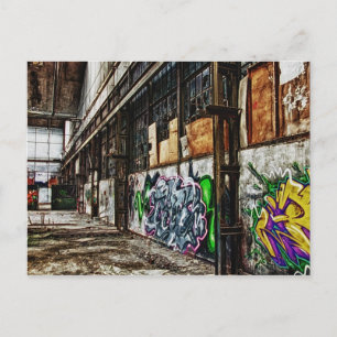 Cartão Postal fábrica antiga