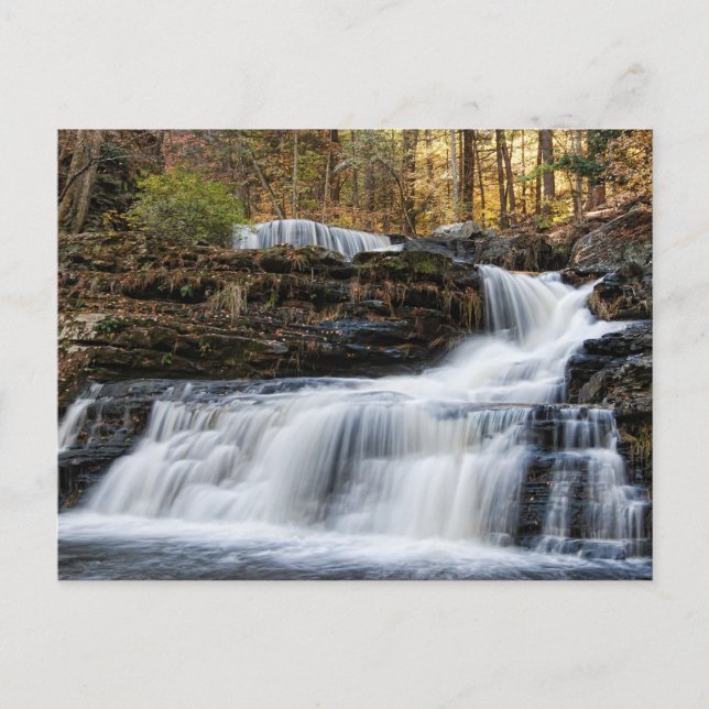 Cartão Postal Fábrica cai nos Poconos (Frente)