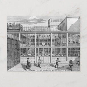 Cartão Postal Fábrica de cartuchos de espingarda, Usine Chaudun